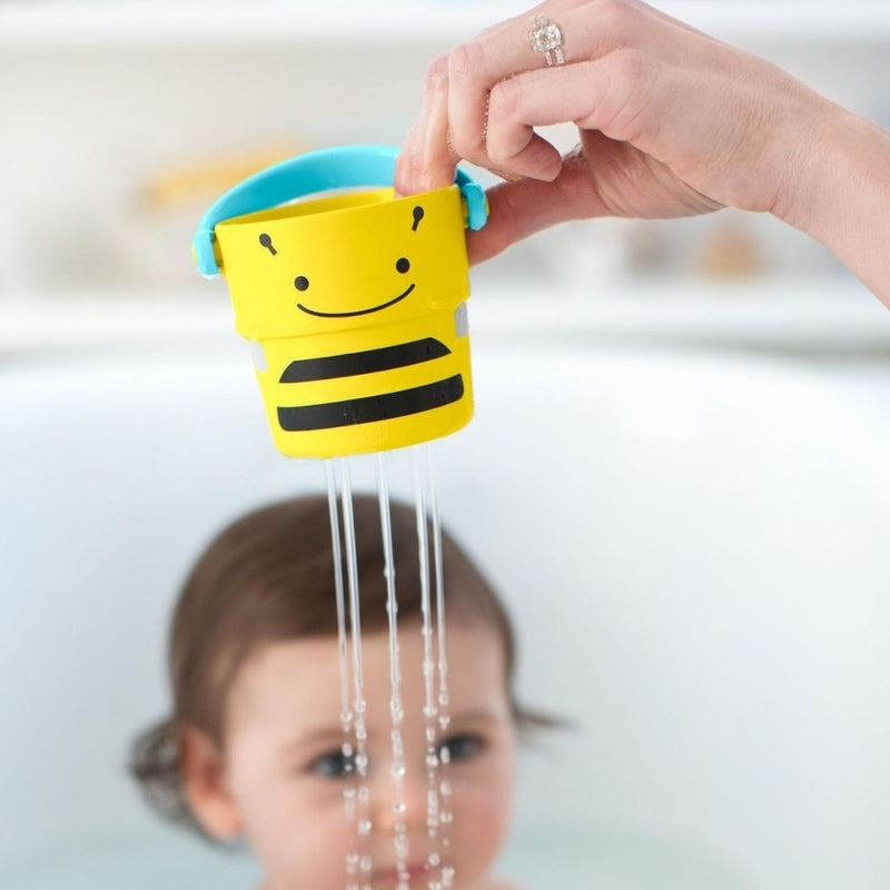 Zoo Stack and Pour Bath Buckets