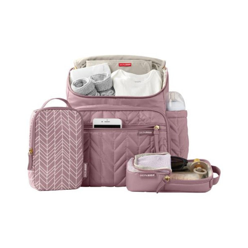 Forma Nappy Bag Backpack - Mauve