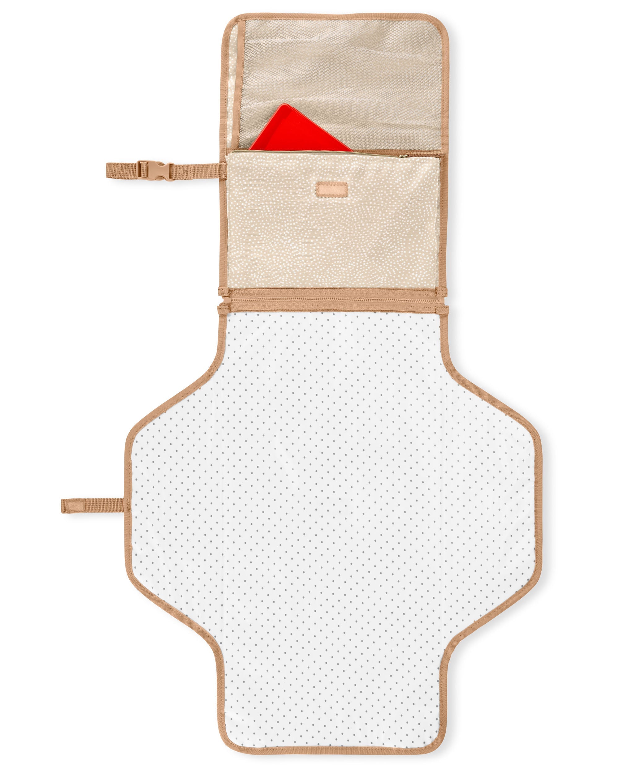 Beige Swirl Dot Pronto Signature Changing Station