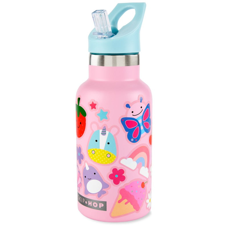 Pink Stainless Steel Canteen Water Bottle