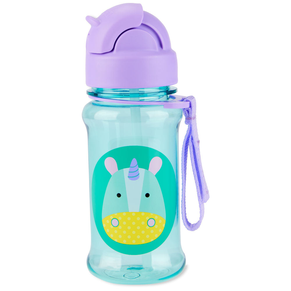 Zoo Tritan Renew Straw Bottle - Eureka Unicorn