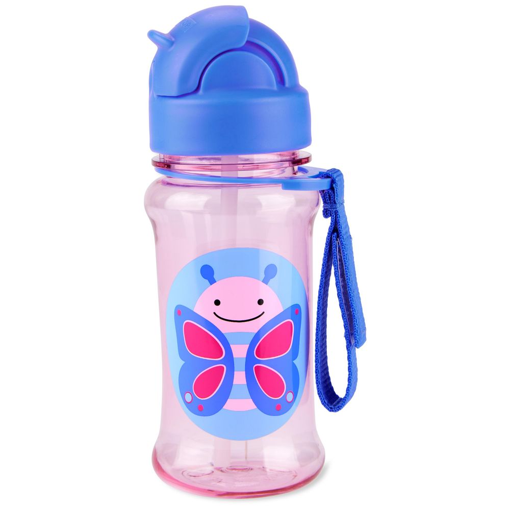 Zoo Tritan Renew Straw Bottle - Blossom Butterfly