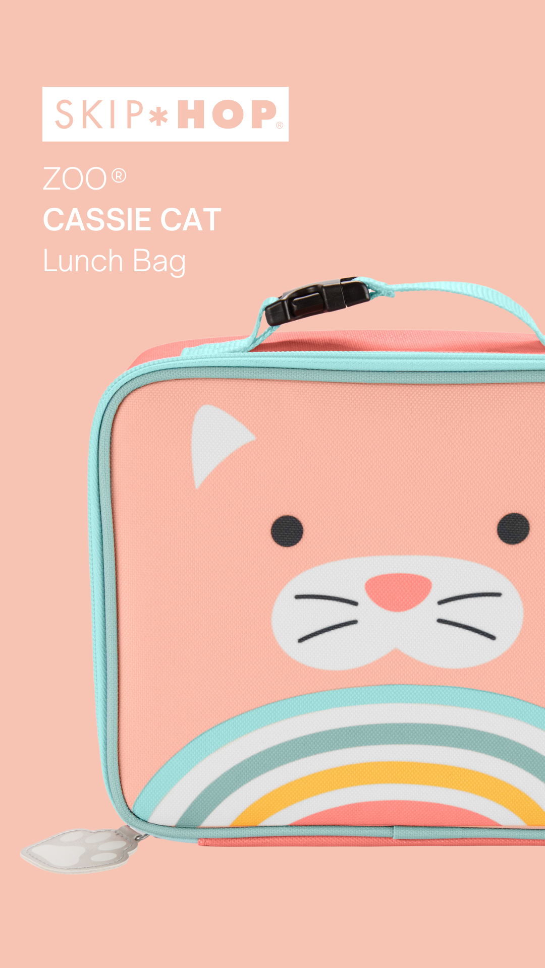 Catie Cat Skip Hop Zoo Lunch Bag