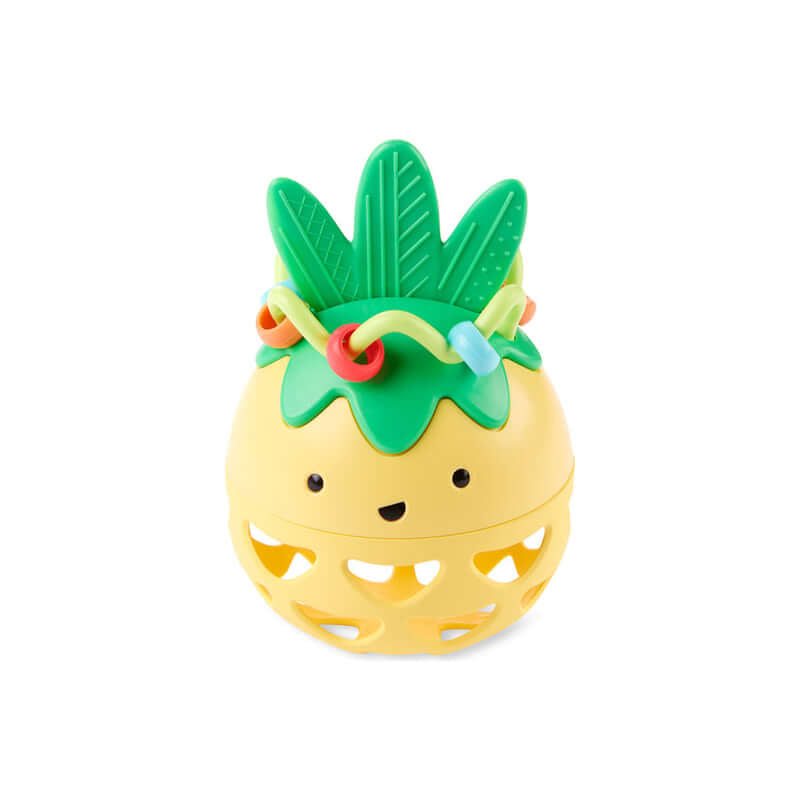 Farmstand Roll Around Pineapple Rattle