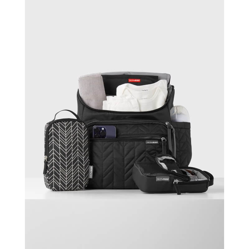 Forma Backpack Nappy Bag - Black