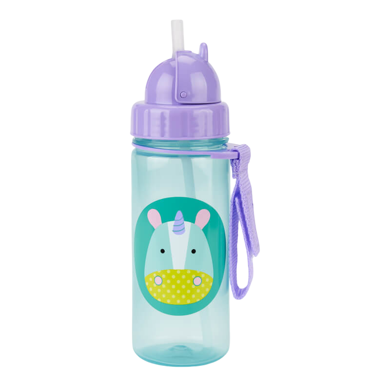 Skip Hop Zoo PP Straw Bottle 390ml