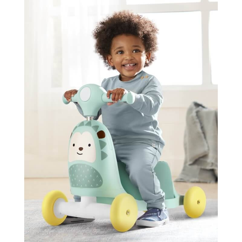 Zoo 3 in 1 Ride On Scooter - Harper Hedgehog