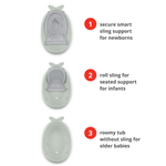 Moby Smart Sling 3 Stage Bath - Sage