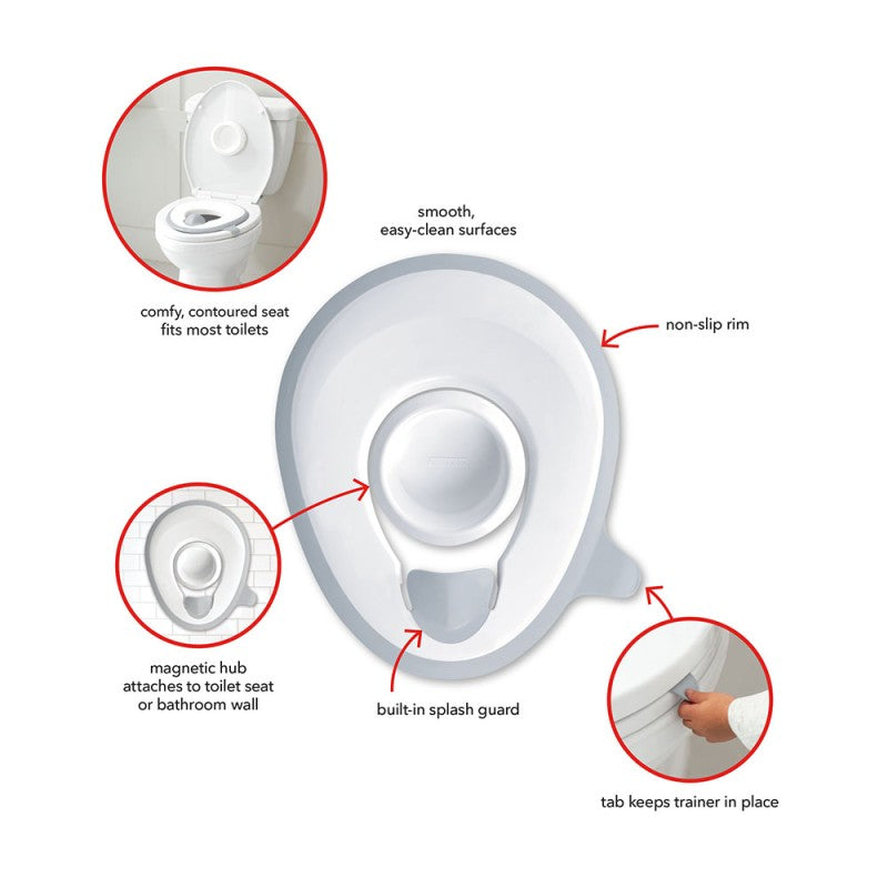 Easy-Store Toilet Trainer - White