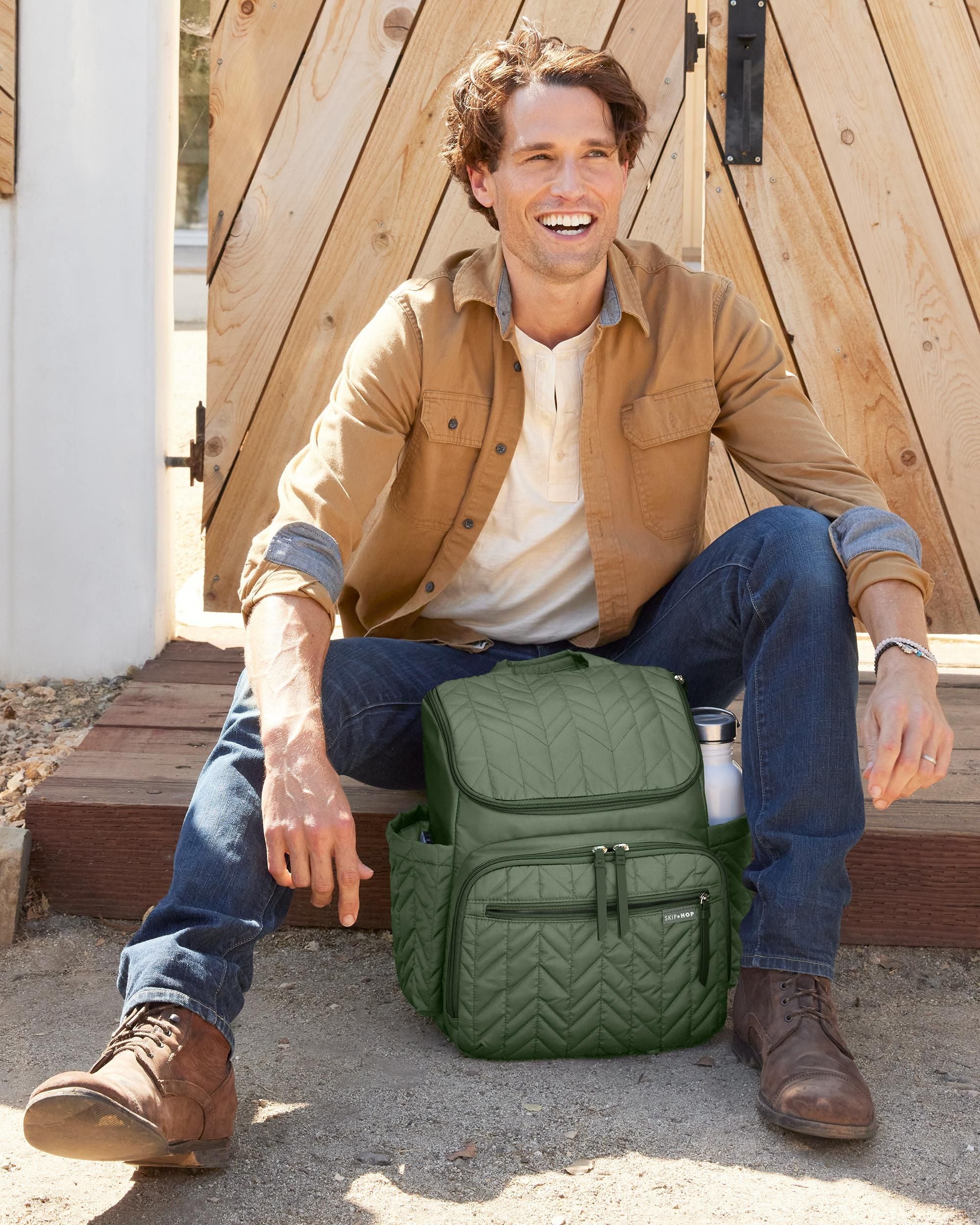 Forma Nappy Bag Backpack - Sage