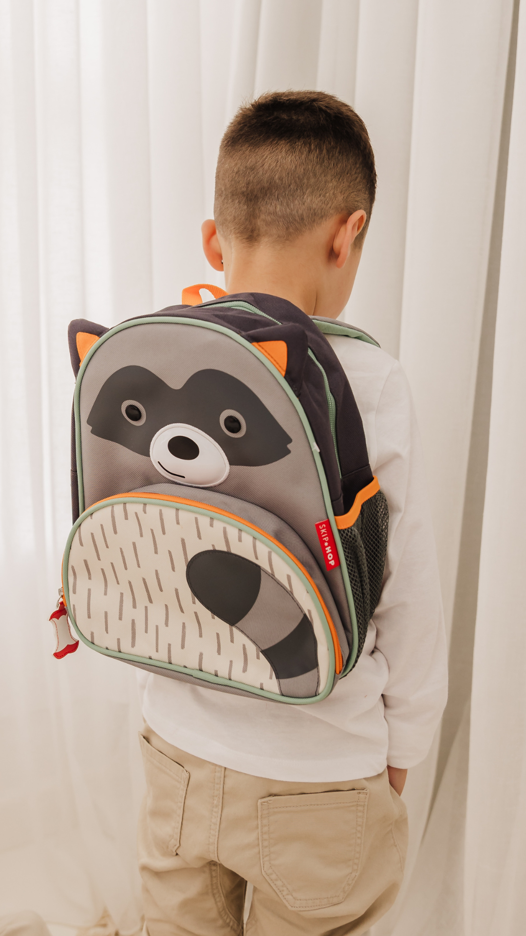 Rudy Raccoon Zoo Little Kid Backpack