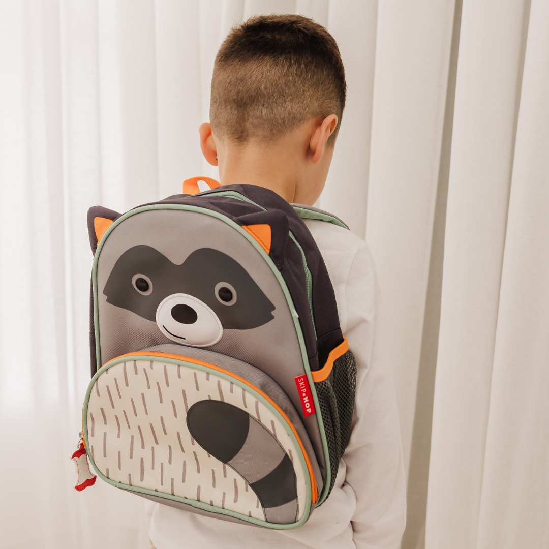 Rudy Raccoon Zoo Little Kid Backpack
