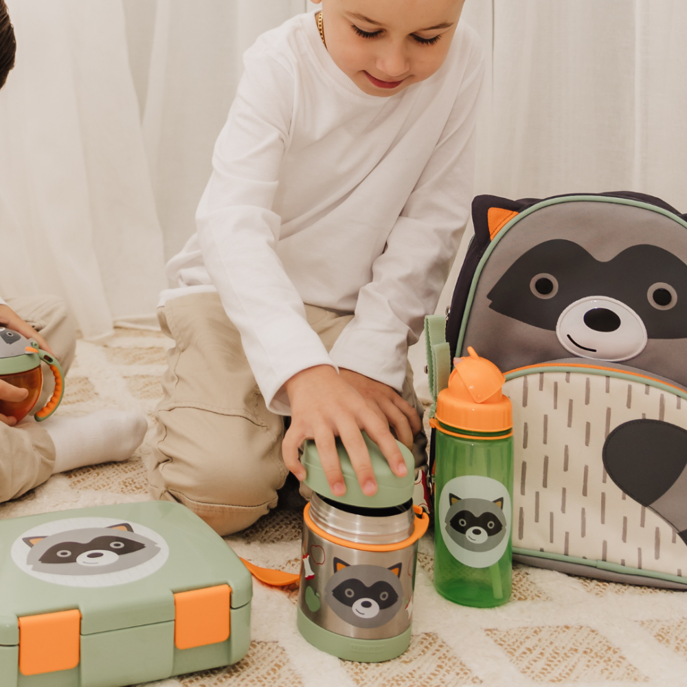 Rudy Raccoon Zoo Insulated Food Jar