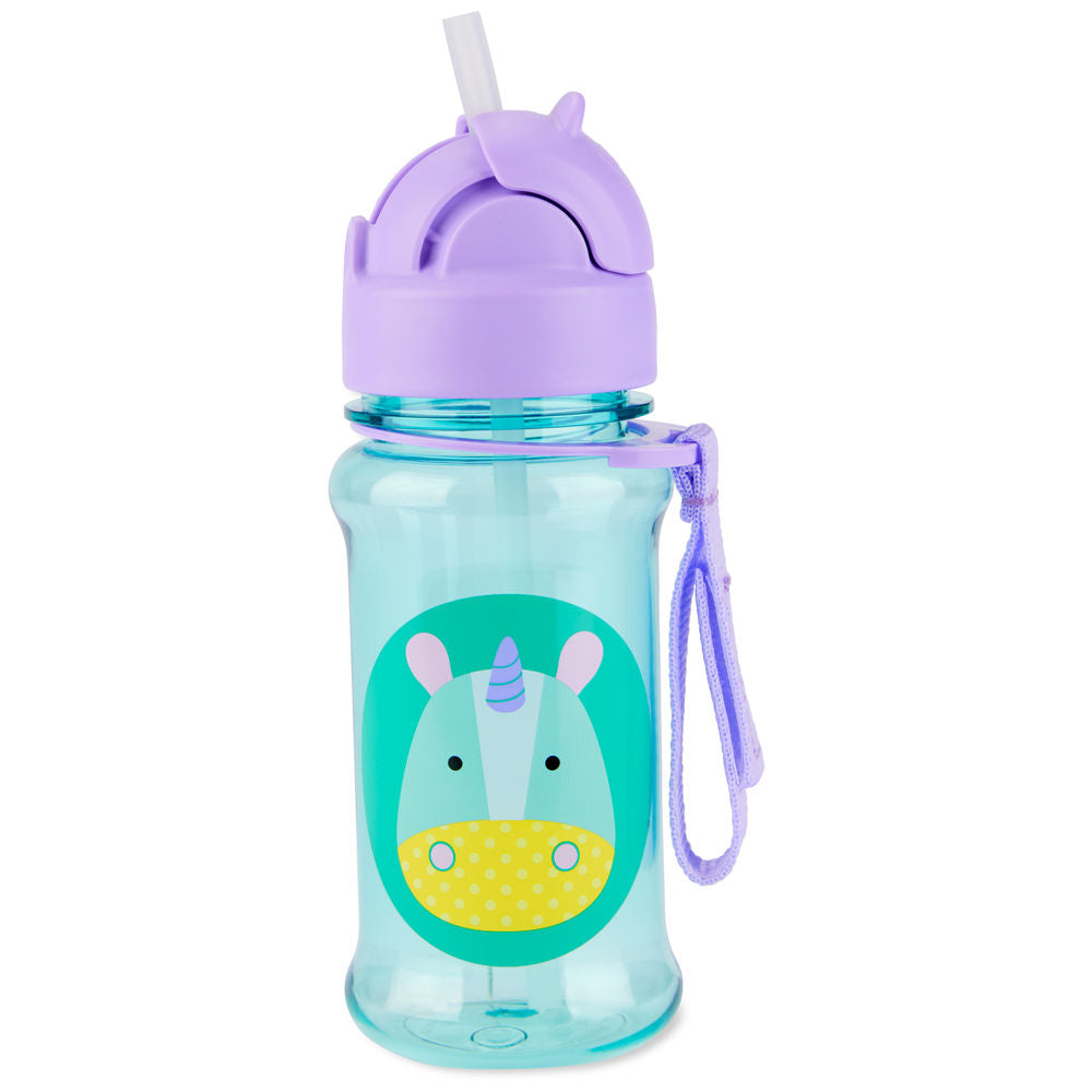 Zoo Tritan Renew Straw Bottle - Eureka Unicorn
