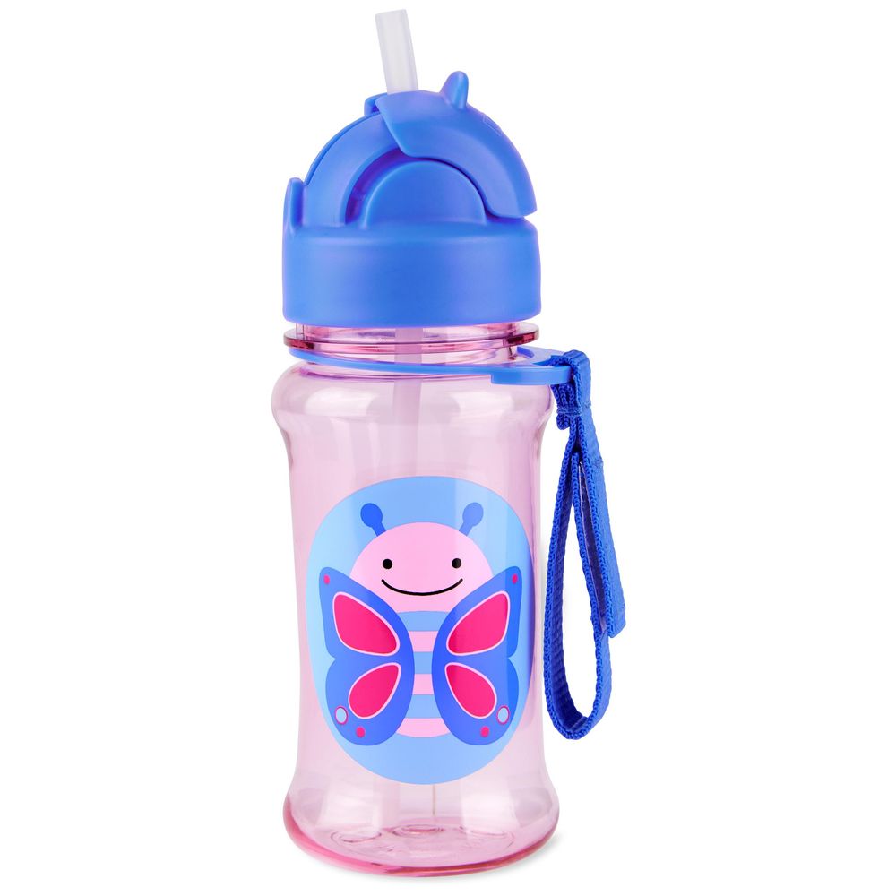 Zoo Tritan Renew Straw Bottle - Blossom Butterfly