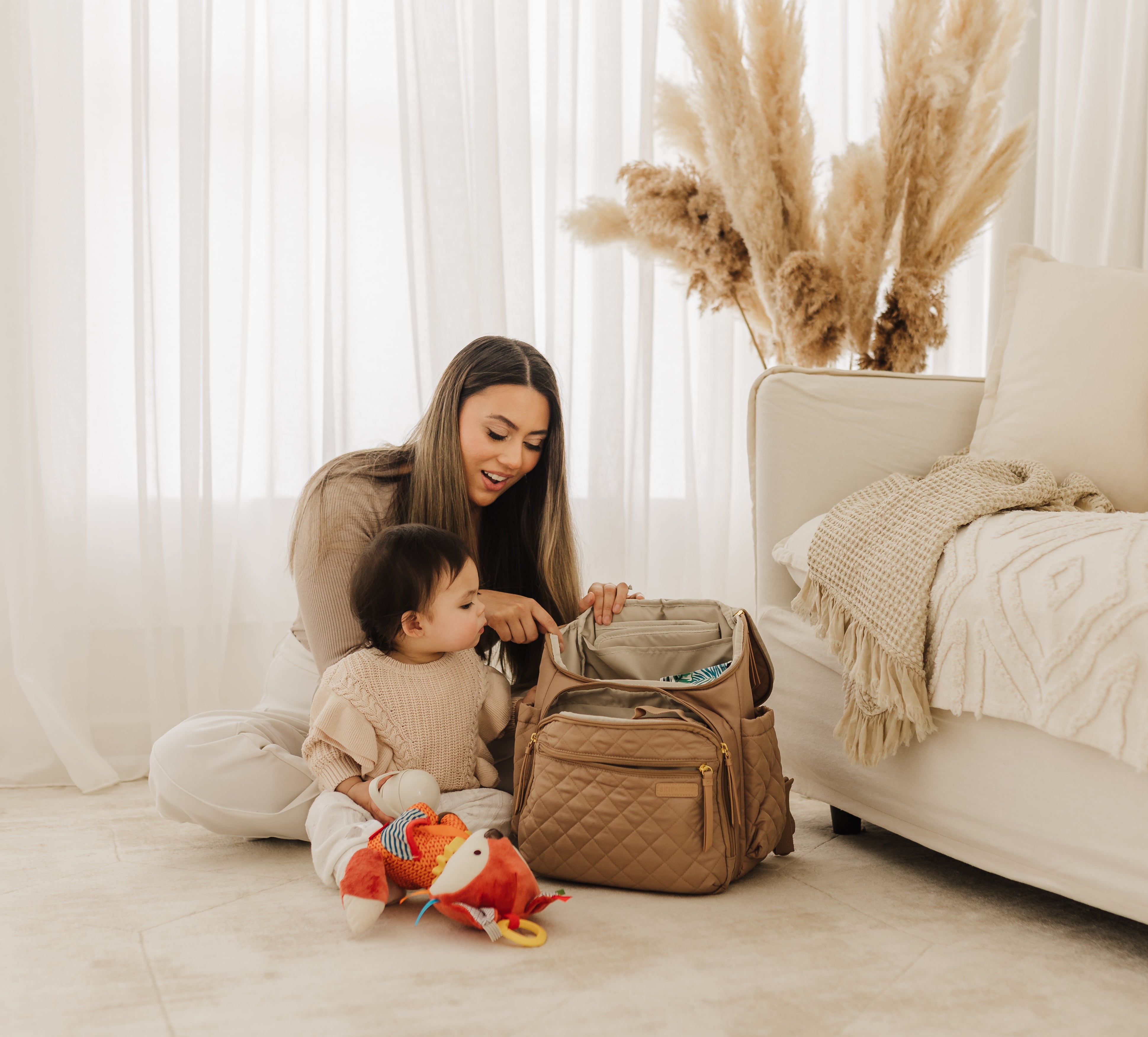 Forma Nappy Bag Backpack - Camel