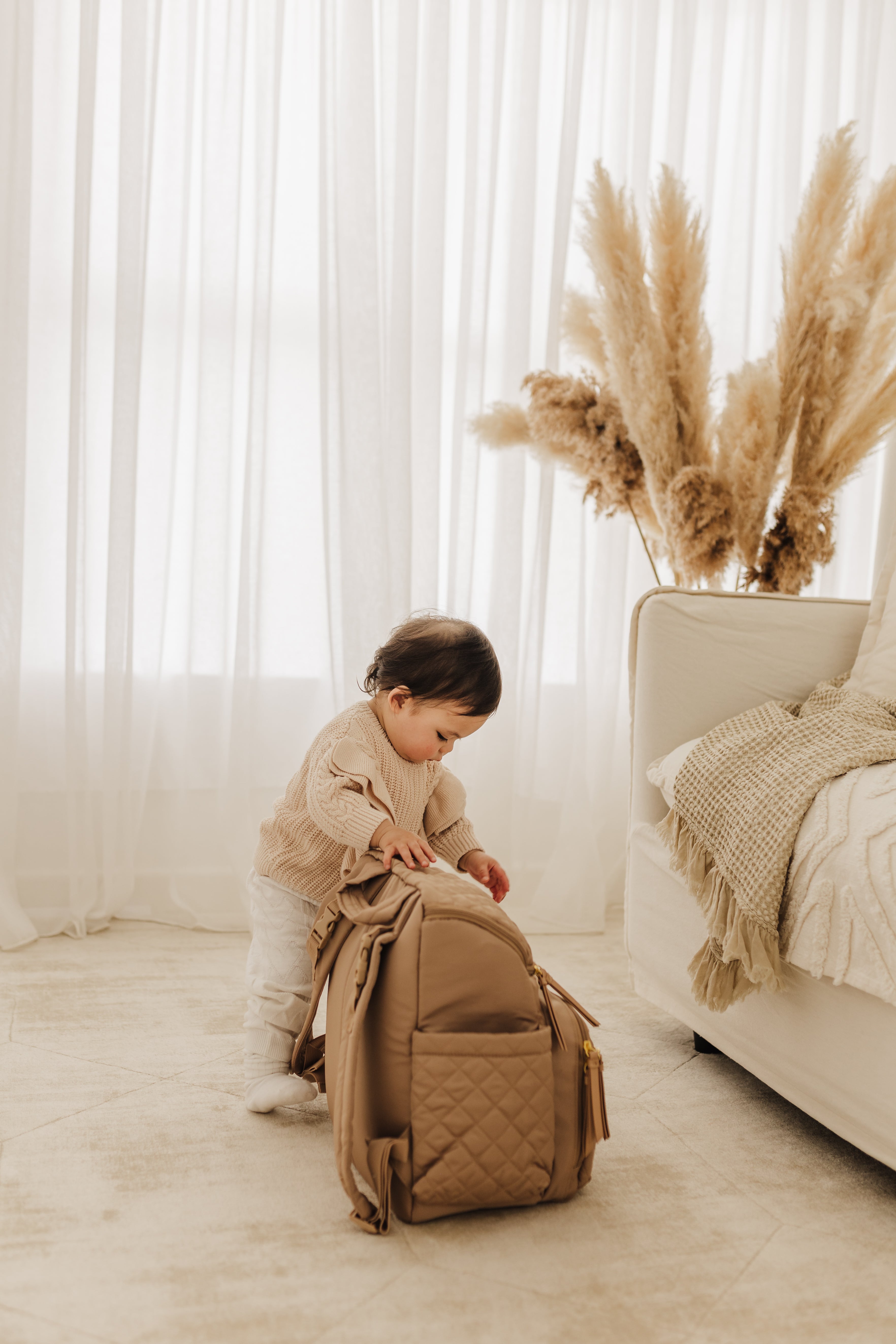 Forma Nappy Bag Backpack - Camel