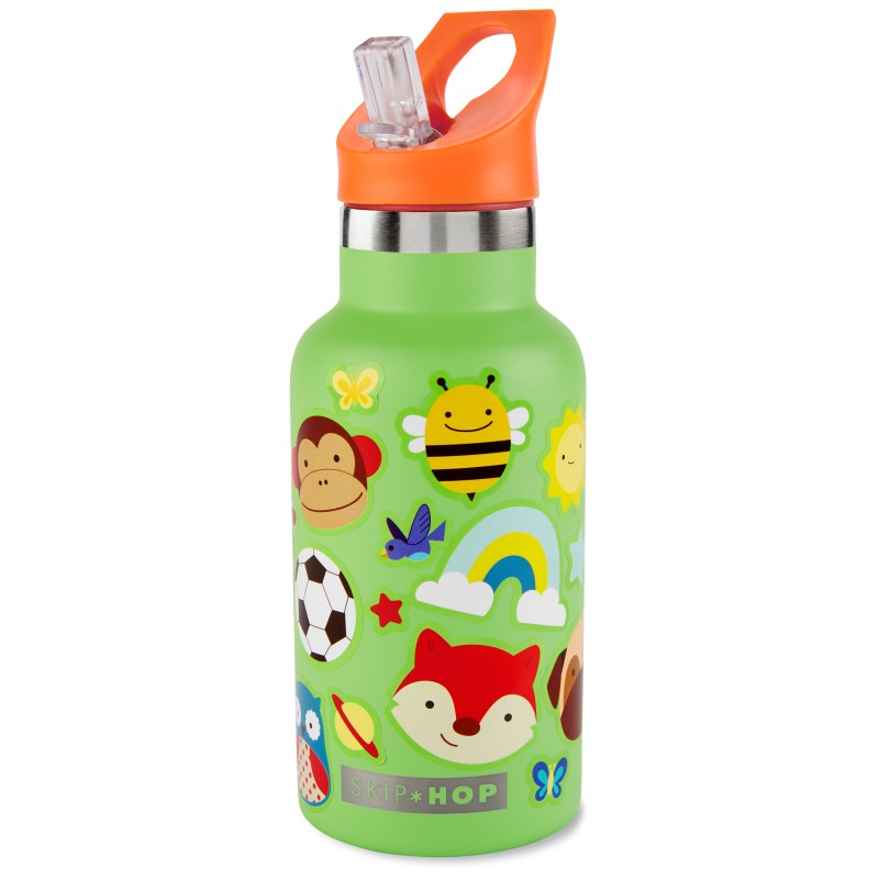 Green Stainless Steel Canteen Water Bottle