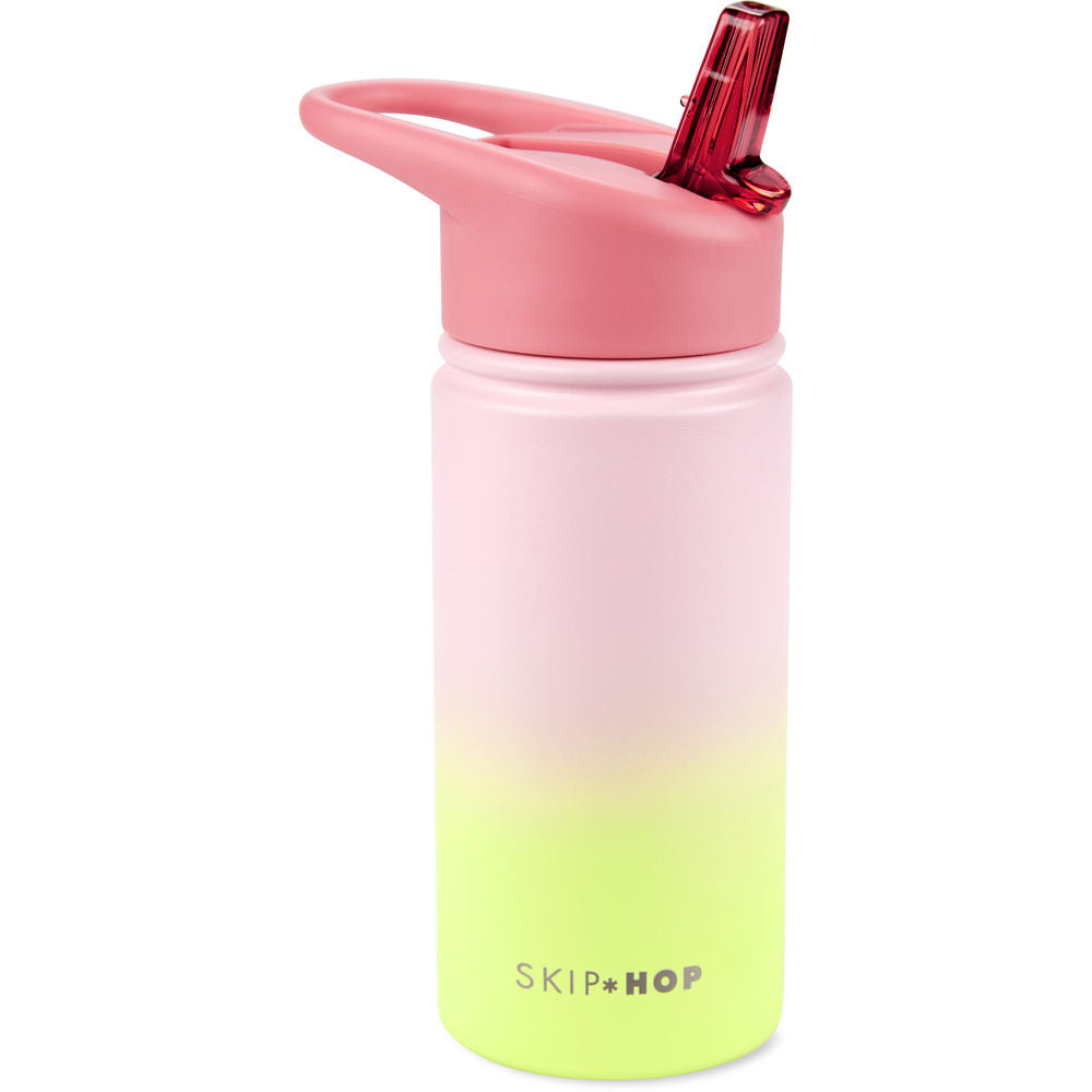 Ombre Pink Wander Stainless Steel Water Bottle