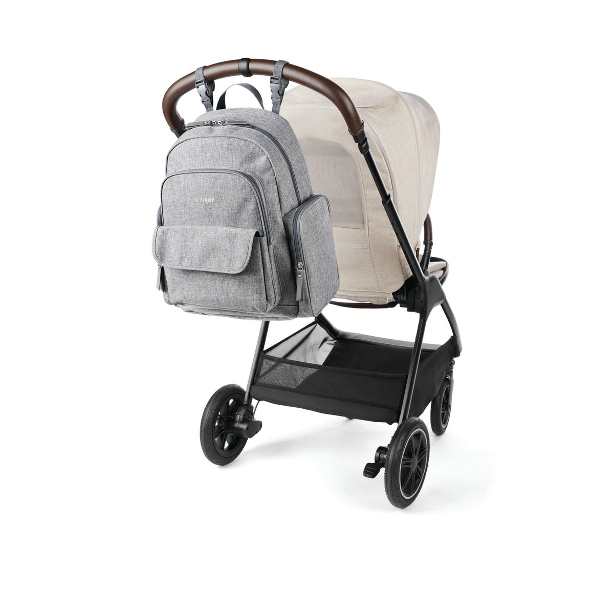 Luna Nappy Backpack - Heather Grey