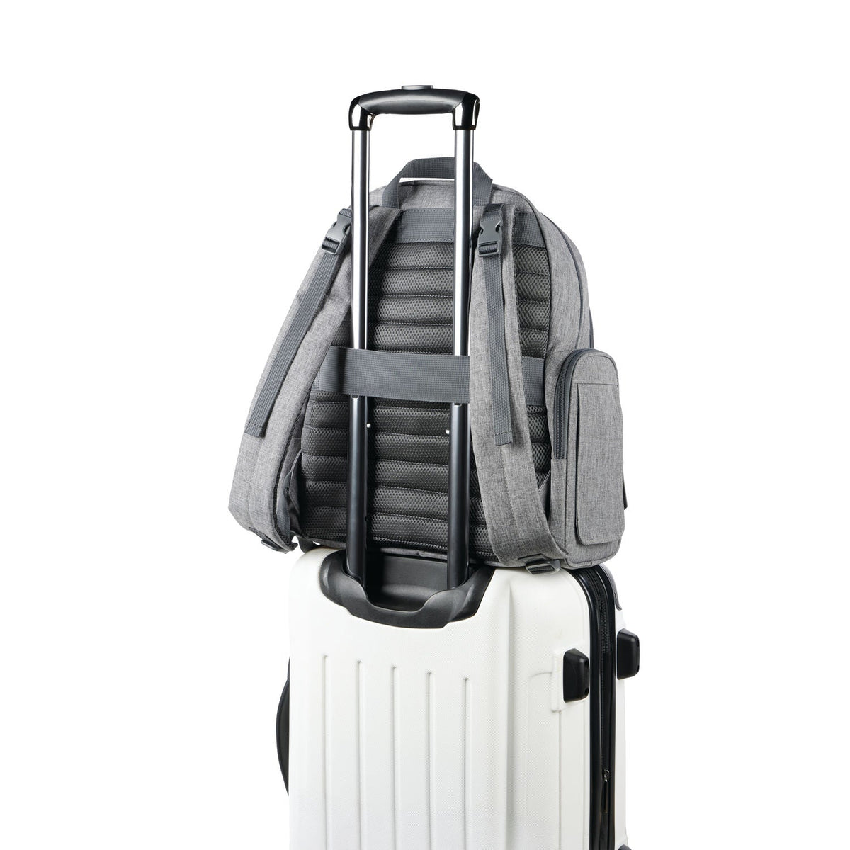 Luna Nappy Backpack - Heather Grey