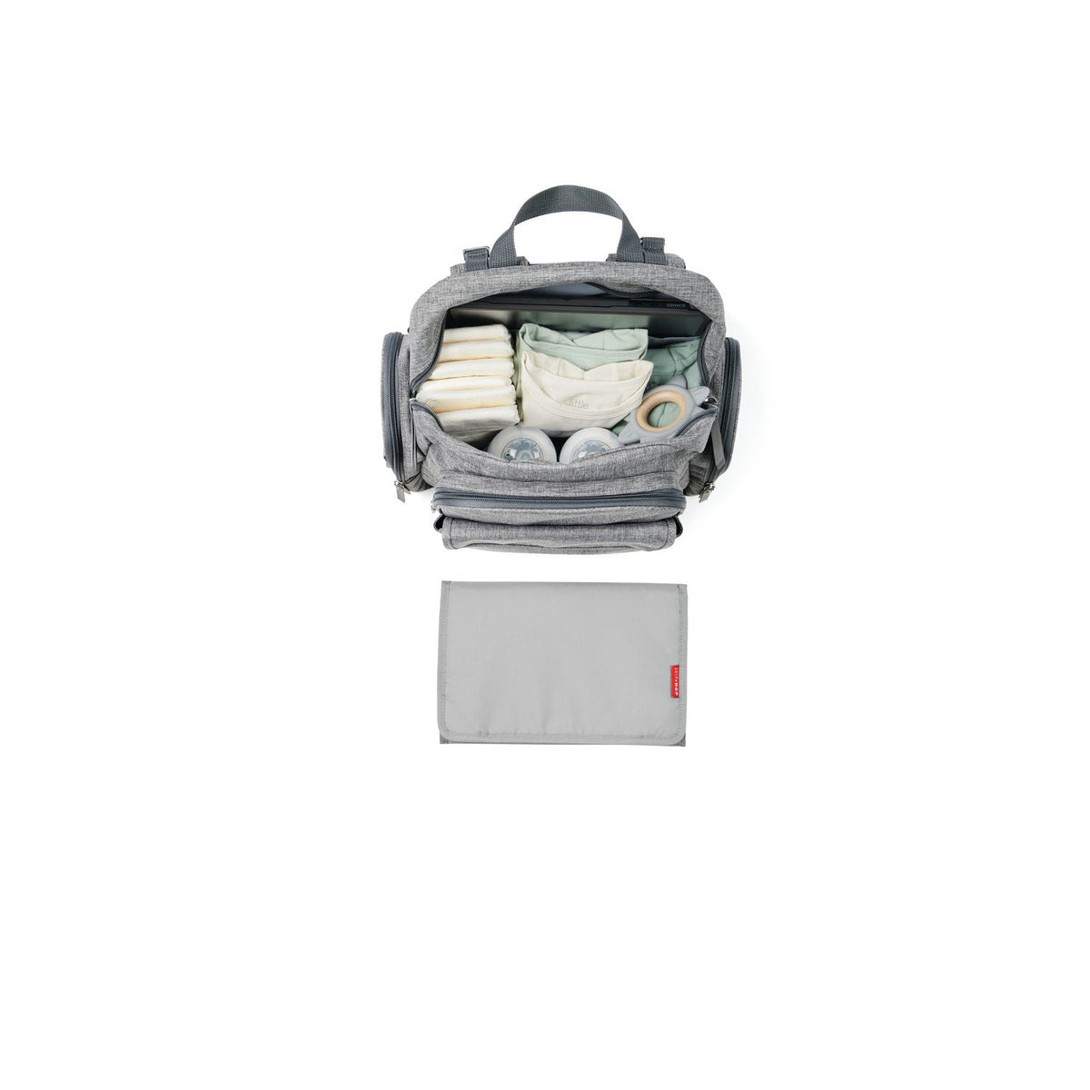 Luna Nappy Backpack - Heather Grey