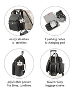 Forma Next Nappy Backpack - Black