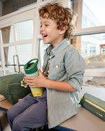 Wander Stainless Steel Water Bottle - Ombre Green