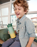 Wander Stainless Steel Water Bottle - Ombre Green