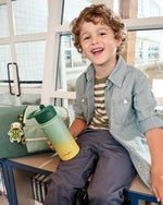 Wander Stainless Steel Water Bottle - Ombre Green