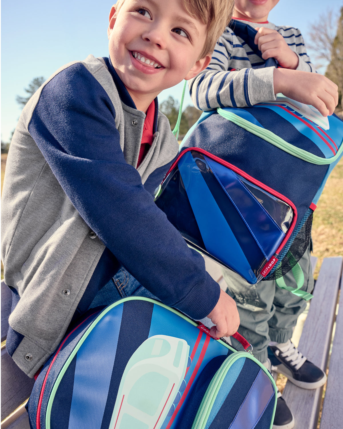 Spark Style Little Kid Backpack - Train