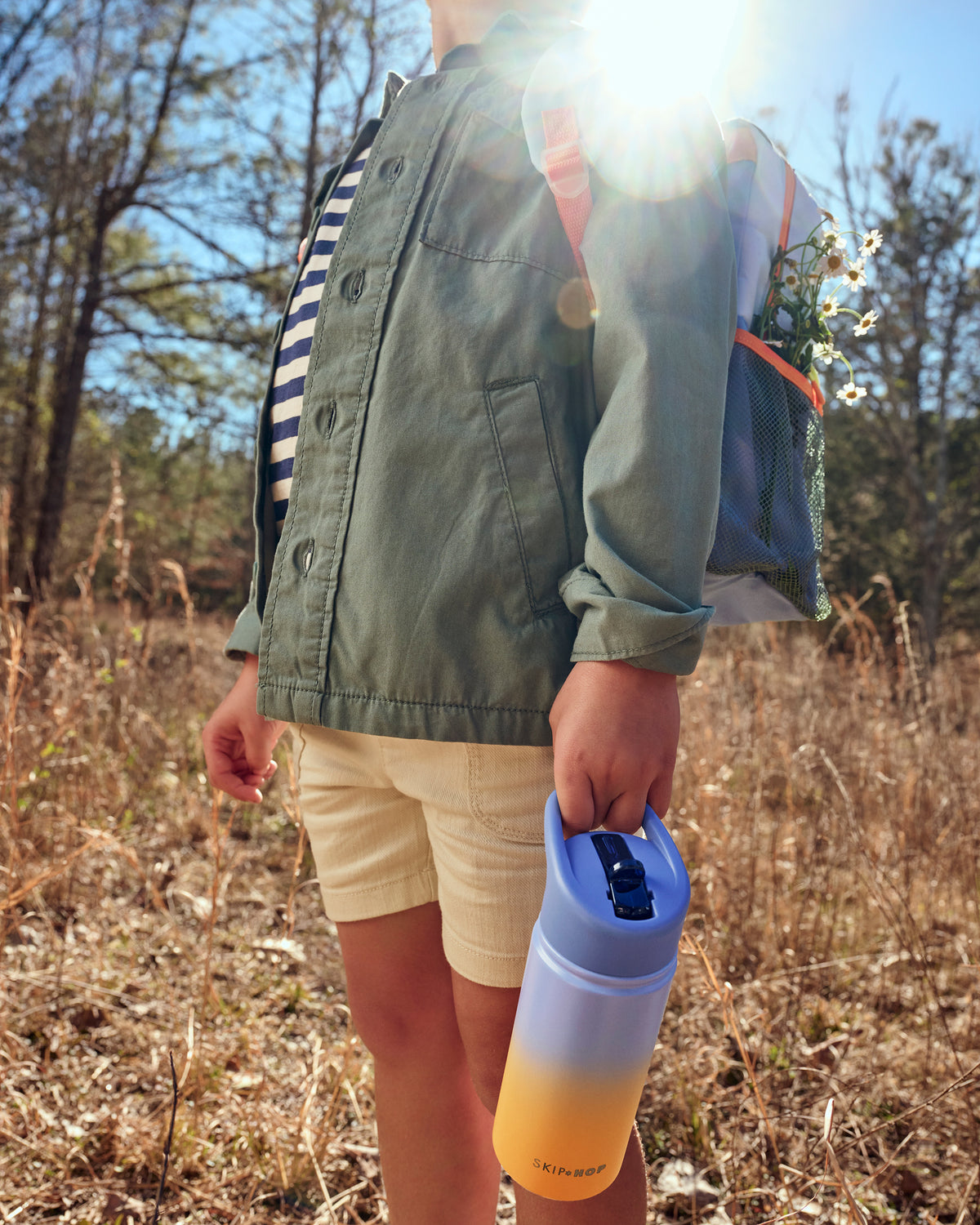 Wander Stainless Steel Water Bottle - Ombre Blue