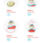 Crab 4 in 1 Crawl Toy
