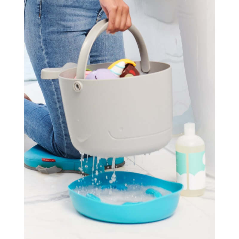 Moby Stowaway Bath Toy Bucket