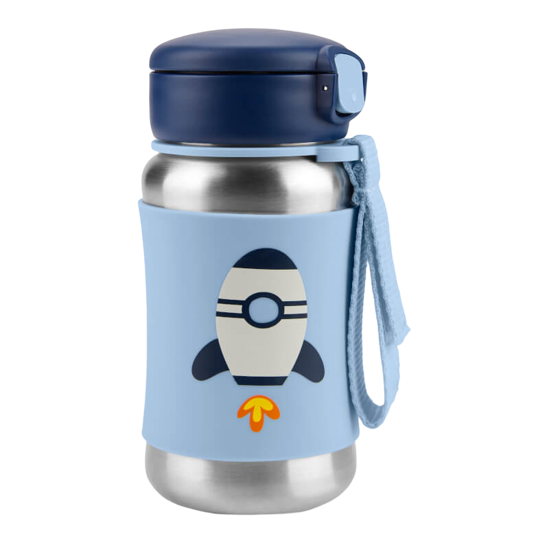 Spark Style Stainless Steel Straw Bottle - Rocket