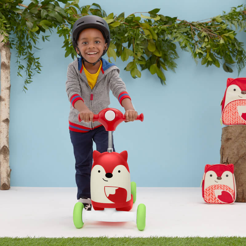 Skip Hop Zoo 3-in-1 Ride On Toy - Fox
