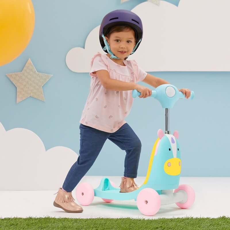 Skip Hop Zoo 3-in-1 Ride On Toy - Unicorn