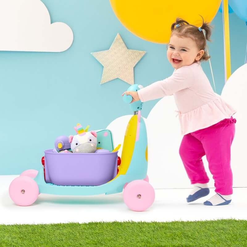 Skip Hop Zoo 3-in-1 Ride On Toy - Unicorn