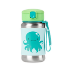 Zoo Stainless Steel Straw Bottle - Oslo Octopus